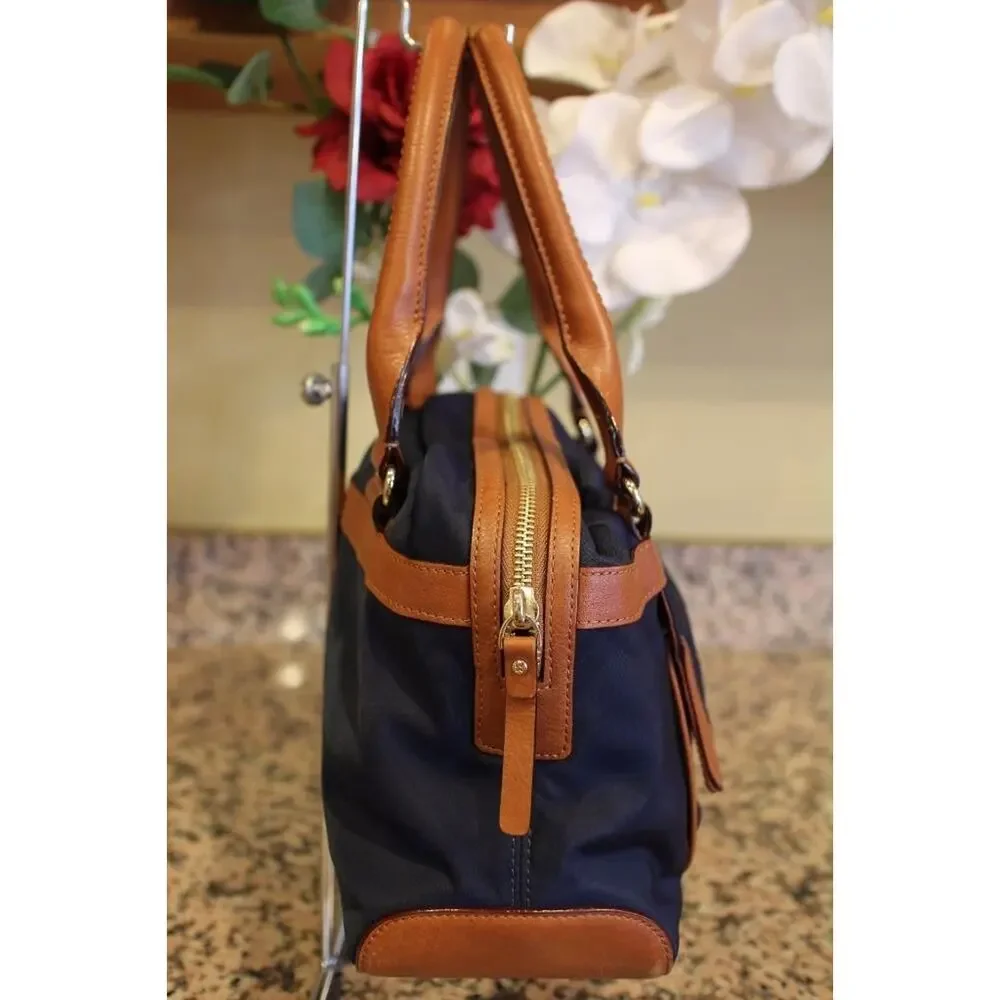 KATE SPADE MINI SIMONE PRINCE STREET NAVY SMALL SATCHEL BAG #WKRU0618 (PU120